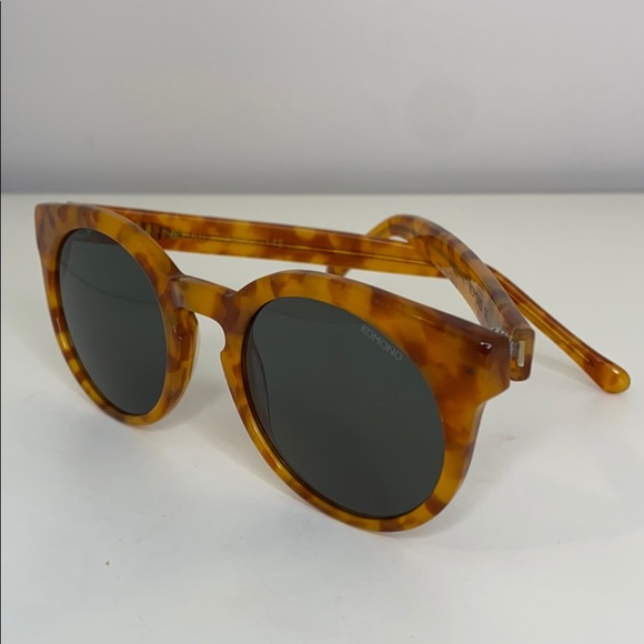 Komono Sunglasses Lulu Caramel Tortoise Cat Eye - Picture 10 of 16